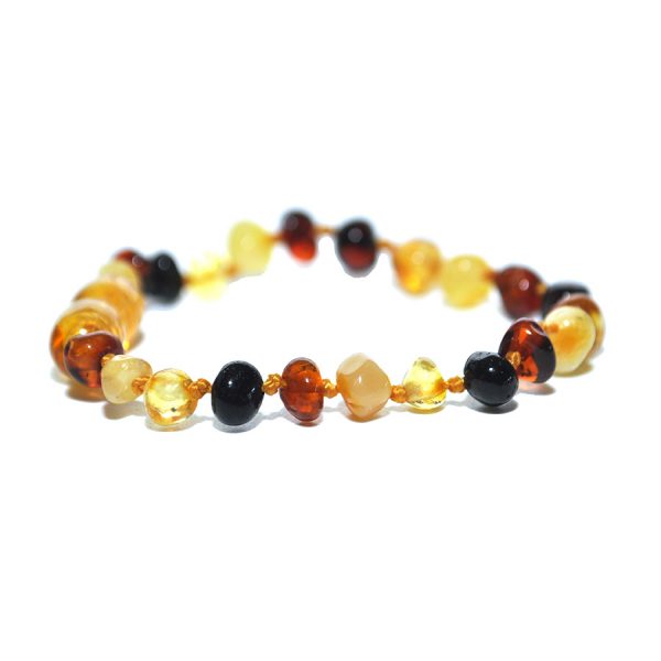 pulsera bebé barroco milk. Limon,, Miel, cherry, cognac, 14 cms.