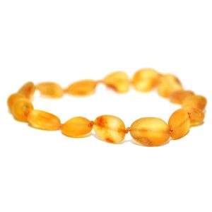 pulsera adulto sin pulir miel 19 cms.