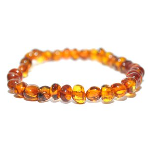 pulsera adulto barroco cognac 21 cms.