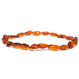pulsera adulto Beans cognac 21 cms.