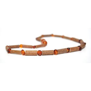 collar bebé barroco cognac, Hazelwood 32 cms.