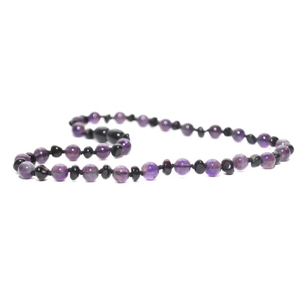 collar bebé barroco cherry, amatista 32 cms.