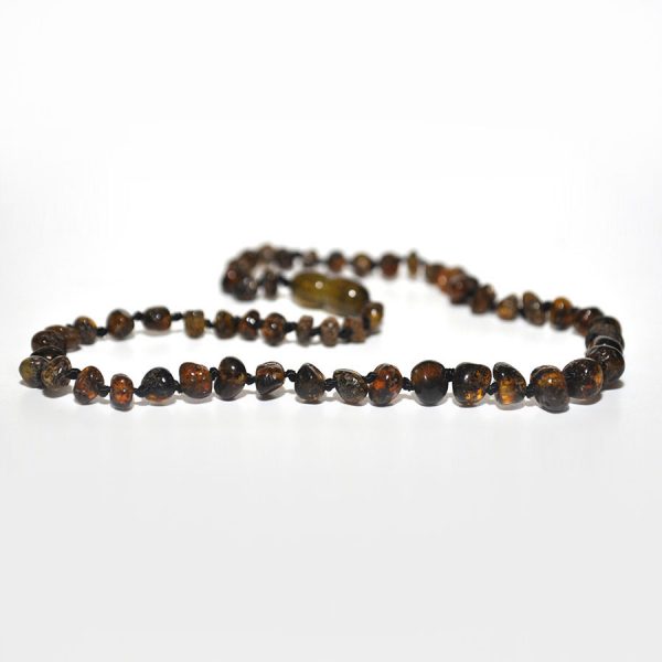 collar bebé barroco olivo 32 cms.