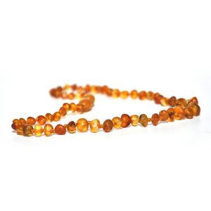 collar bebé sin pulir Miel 32 cms.