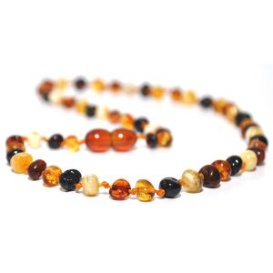 collar niño barroco milk. Limon,, Miel, cherry, cognac, 38 cms.